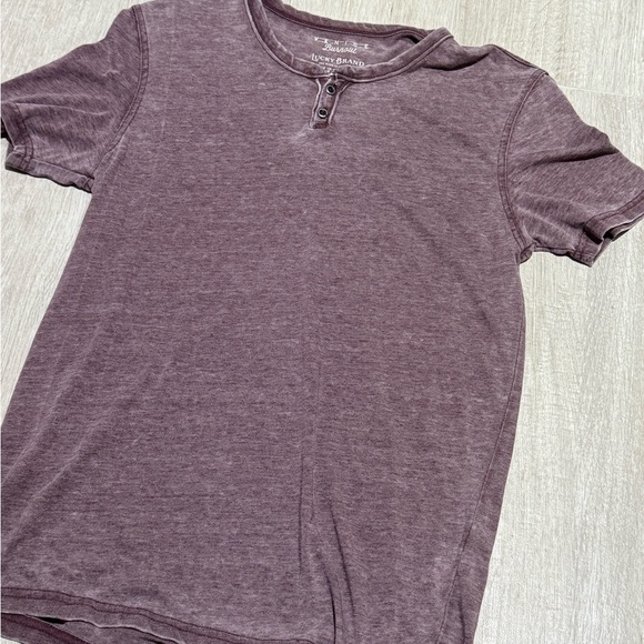 Lucky Brand Purple Short Sleeve Tee - Picture 4 of 9